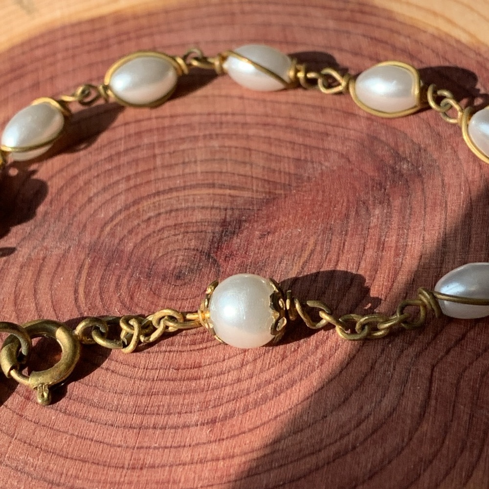 Vintage Rosary bead bracelet - Picture 4 of 4